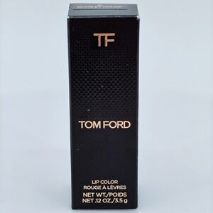 Tom Ford Lip Color Rouge A Levres 16 Scarlet Rouge 0.12oz 3.5g New In Box